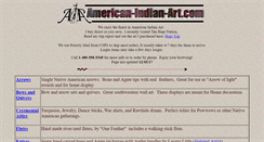 Desktop Screenshot of american-indian-art.com